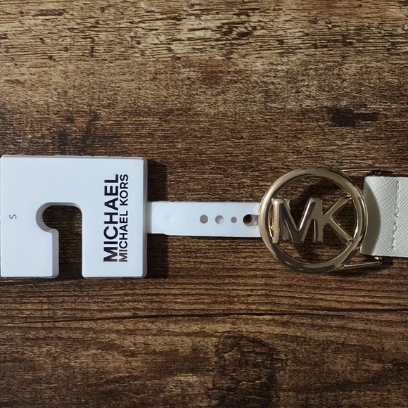 Brand New White Michael Kors Belgian size S - good for waist size 26-30 - Picture 2 of 7